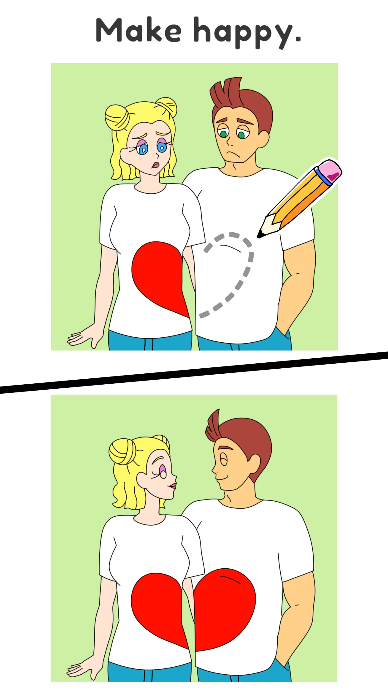 Draw Happy Cheerleader : Game screenshot
