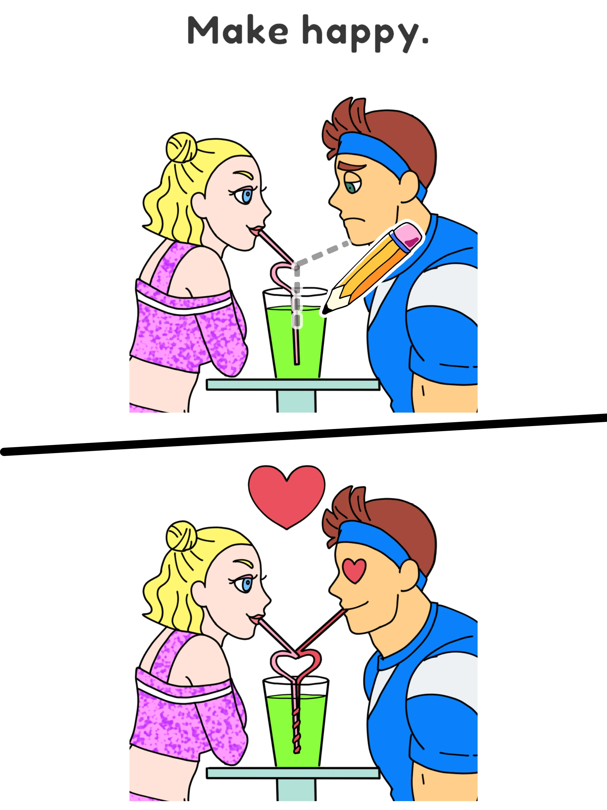 Draw Happy Cheerleader : Game screenshot