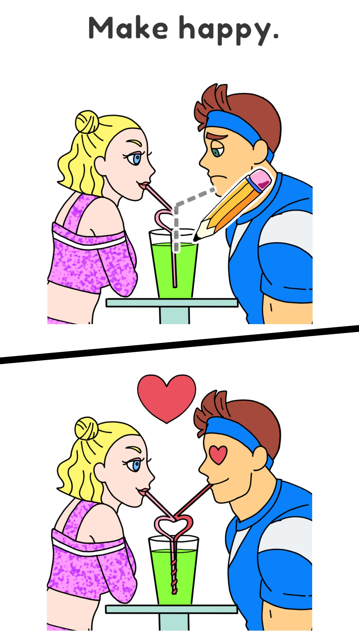Draw Happy Cheerleader : Game screenshot