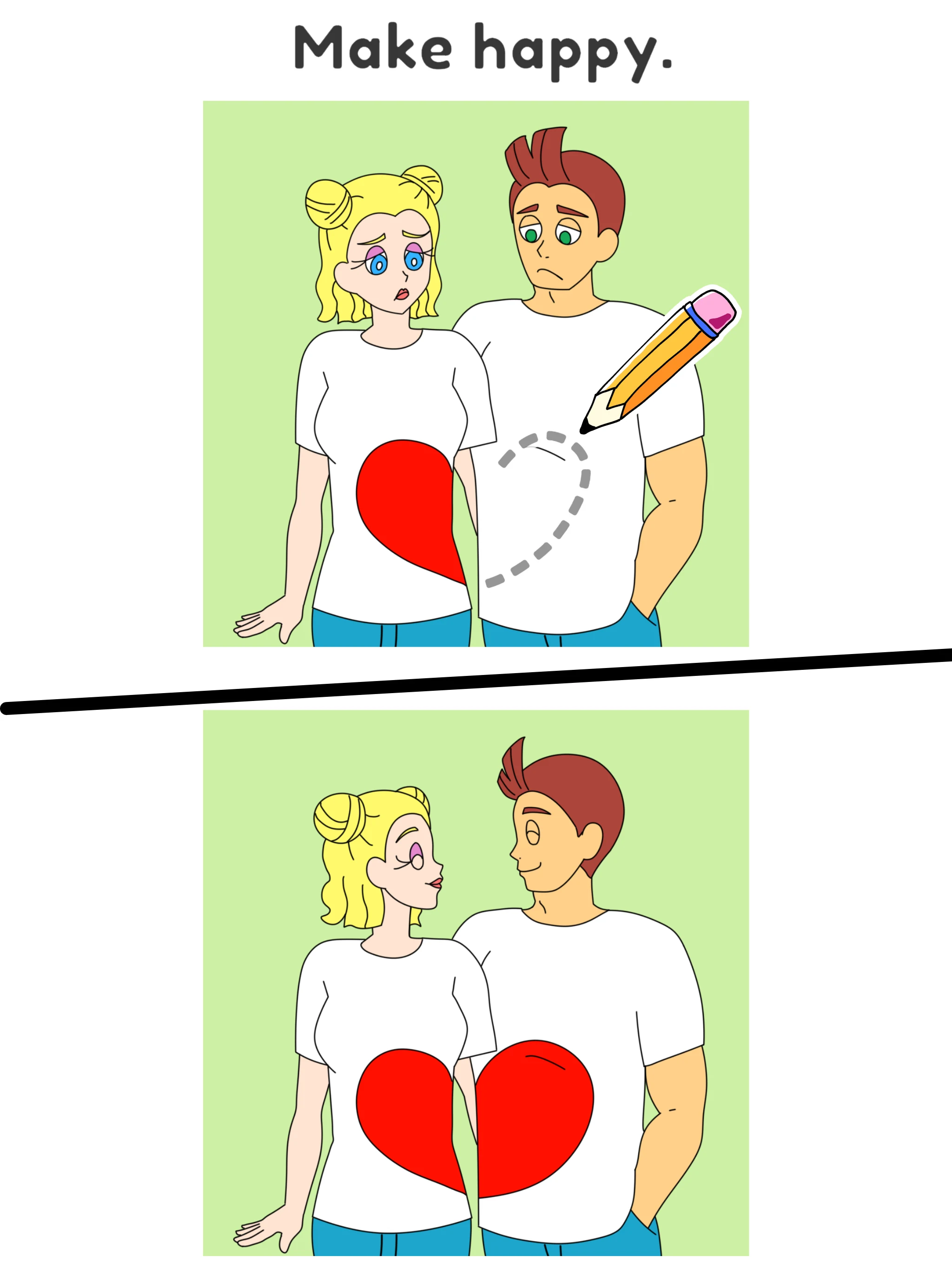 Draw Happy Cheerleader : Game screenshot